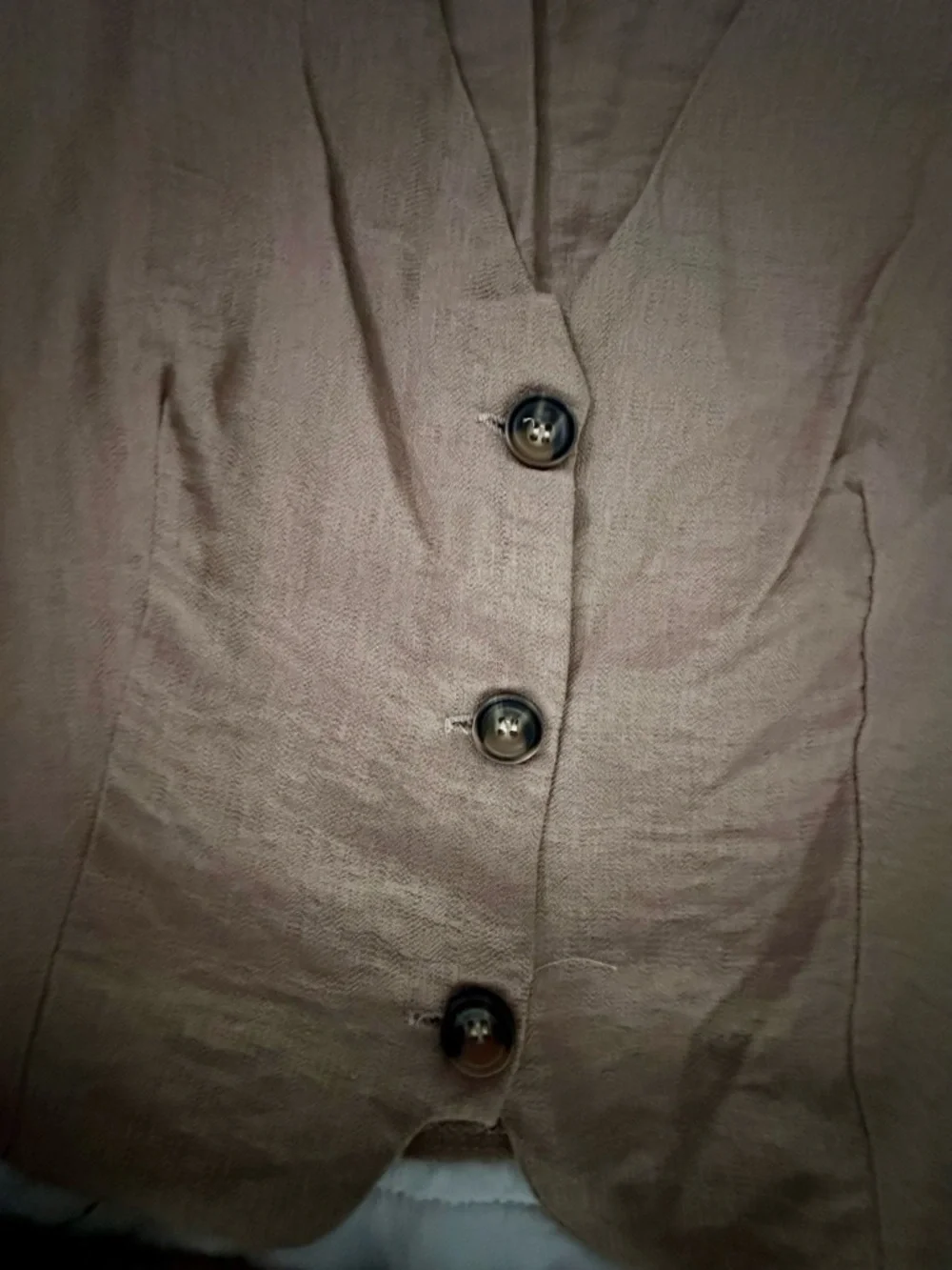 Made In Italy Linen-Blend Vest & Pant Set - Picture 5 of 5